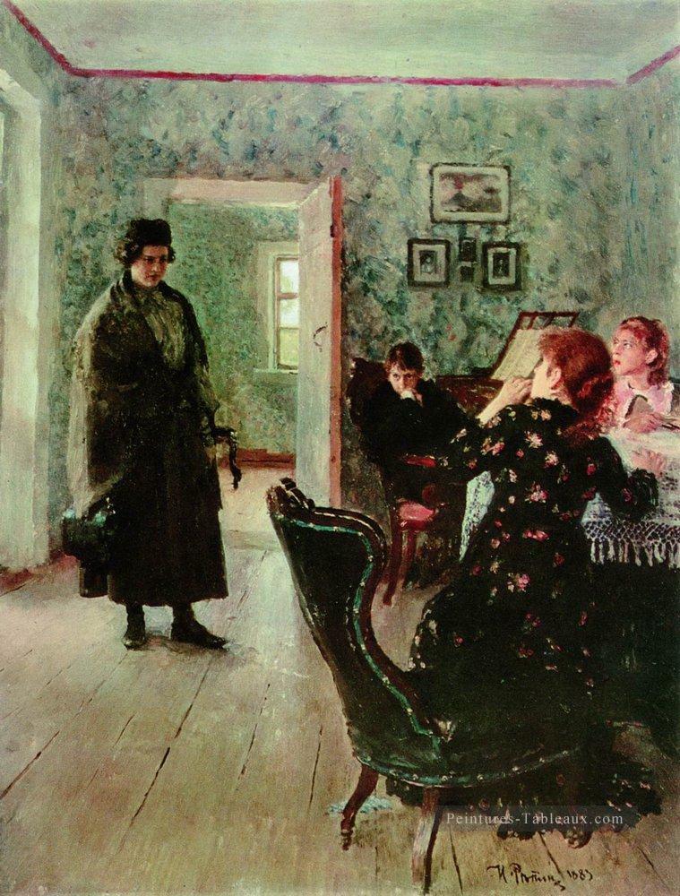 pas attendu 1898 Ilya Repin Peintures à l'huile
